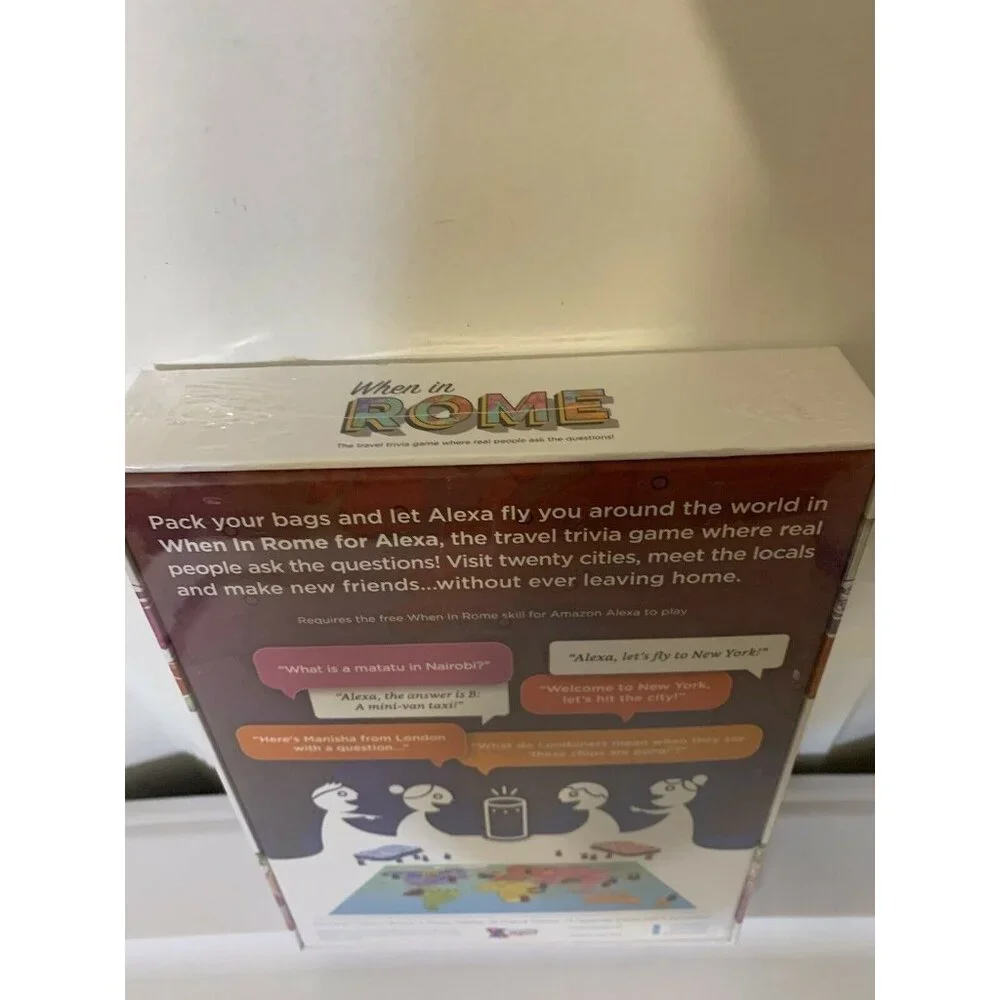 New Voice Originals - When in‎ Rome Travel Trivia Game Powered by Alexa 13+ NWT